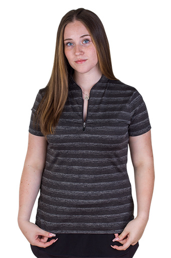 Women's Greg Norman LAB Stripe Polo